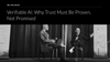 Verifiable AI: Why Trust Must Be Proven, Not Promised