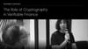 The Role of Cryptography in Verifiable Finance